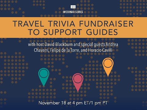 Preview image for the video "Webinar: Travel Trivia Fundraiser to Support Guides".