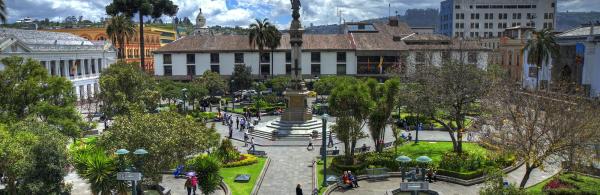 Independence Plaza in the Quito Historic Center