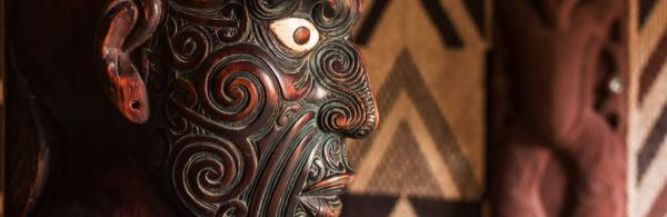 Detail of Maori carving