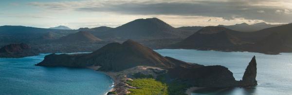 View of Pinnacle Rock on Bartolomé Island
