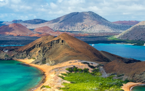 View from Bartolomé Island in Galápagos