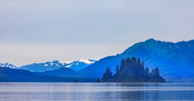 Alaskan wetland and mountain landscapes