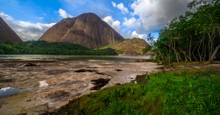 Amazon landscapes of Cerros de Mavecure in Guainía, Colombia