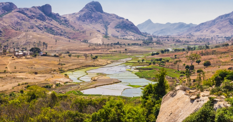 Views of Anja Community Reserve in Madagascar