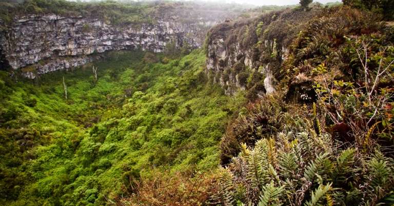 Views of the lush landscapes of Twin Craters