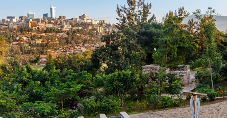 view of a city in the distance