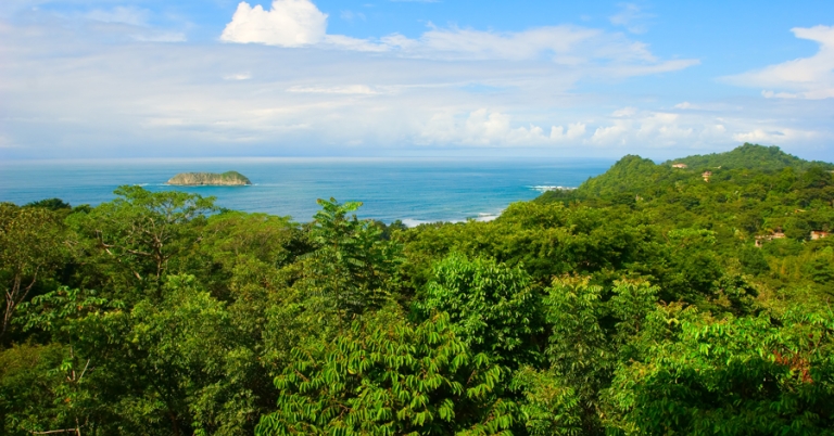 Views of Manuel Antonio National Park in Costa Rica