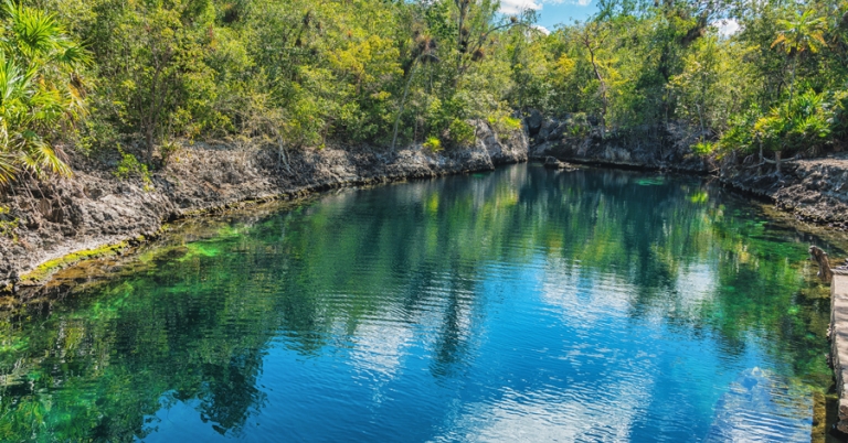 Views of Cueva de los Peces in Cuba