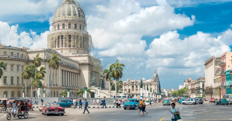 Views of the streets of Havana, Cuba