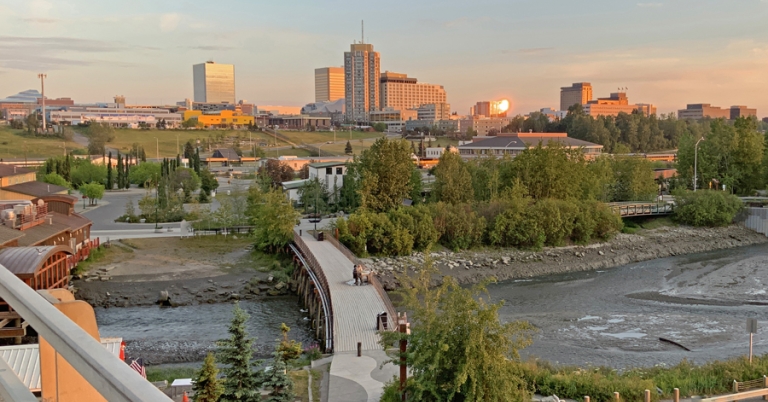 Views of Downtown Anchorage
