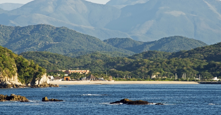Coastal views of Huatulco, Mexico