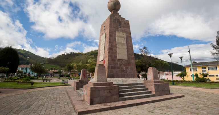 Middle of the World Monument in Ecuador