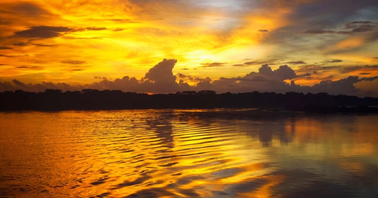 Napo River Sunset