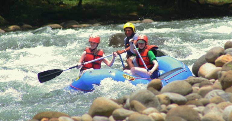 Whitewater rafting