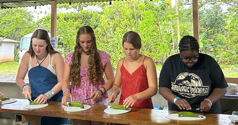 Costa Rican cooking class