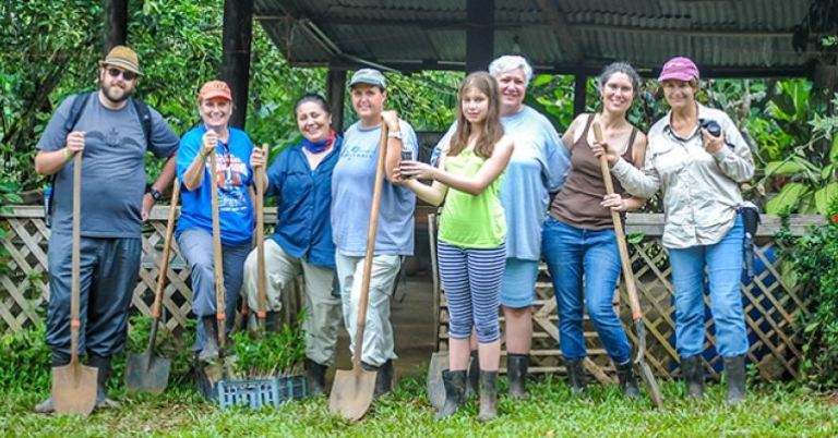 Reforestation project in Costa Rica