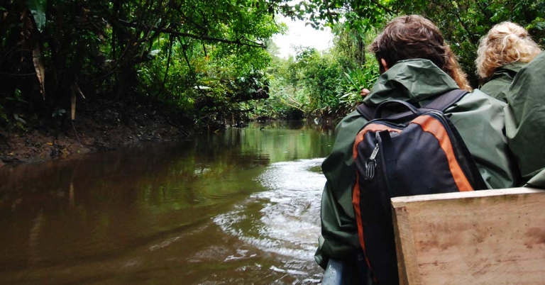 Canoe down the Amazon
