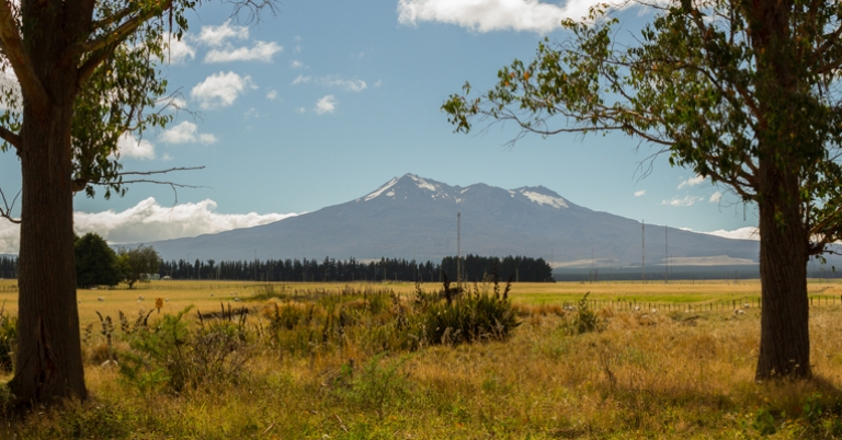 Mount Ruapehu in Tongariro National Park