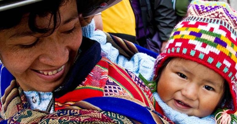 Mother and child, Peru