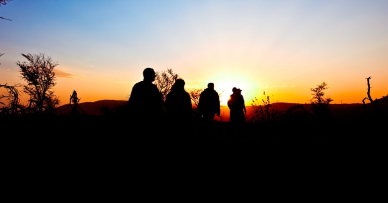 Sundown in the Serengeti