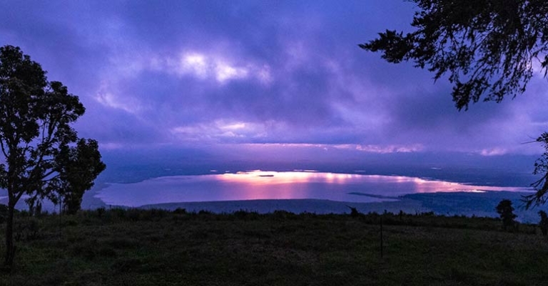 Sunrise at Ngorongoro Crater