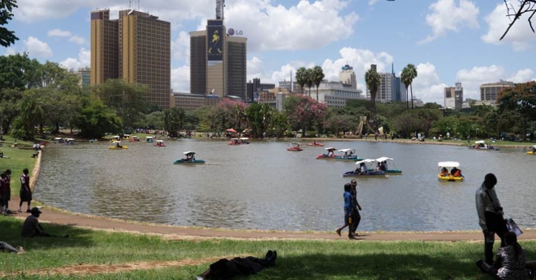 Uhuru Park in Nairobi