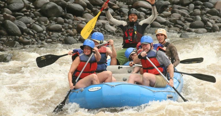 Whitewater rafting