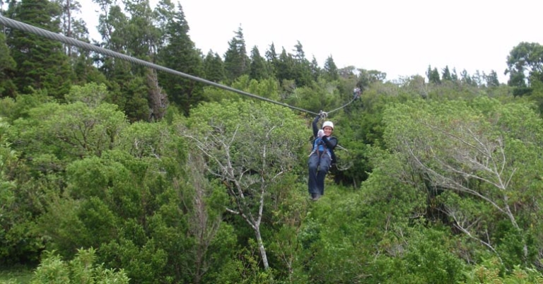 Zip-lining