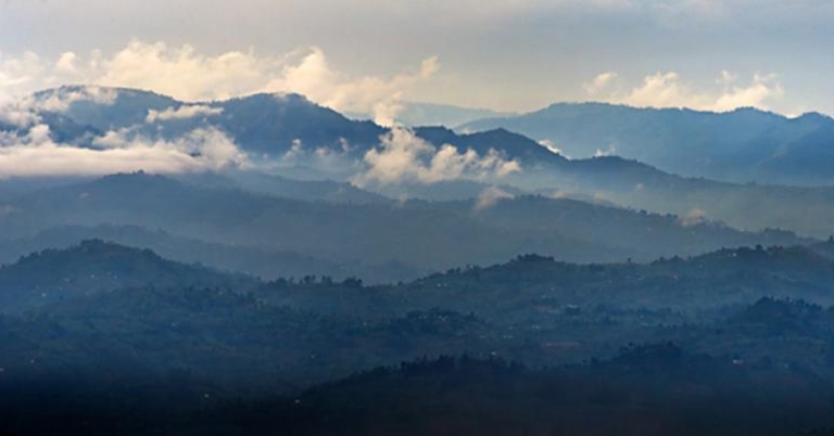 Gorgeous rolling hills in Rwanda