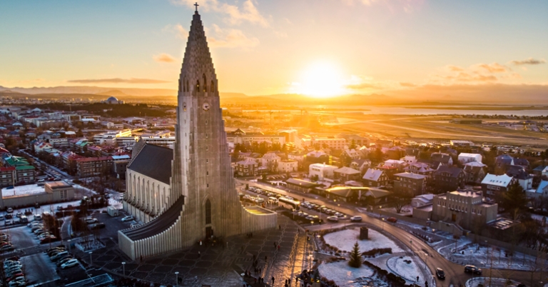 Hallgrímskirkja Church in Reykjavík