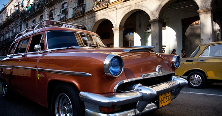 Vintage Car in Havana