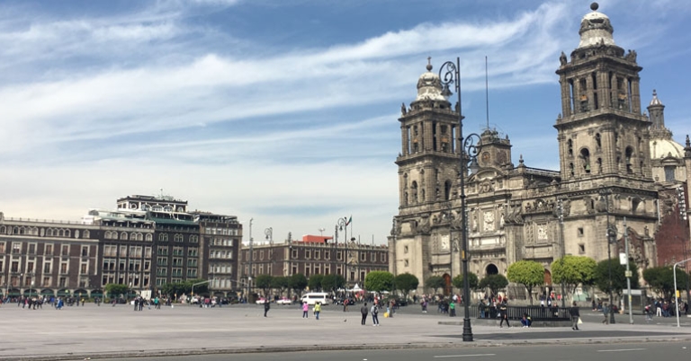 The Zócalo in Mexico City