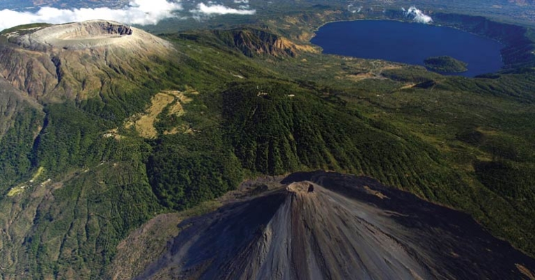 Izalco and Santa Ana Volcanoes
