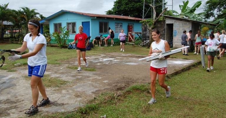Service Project at Local School