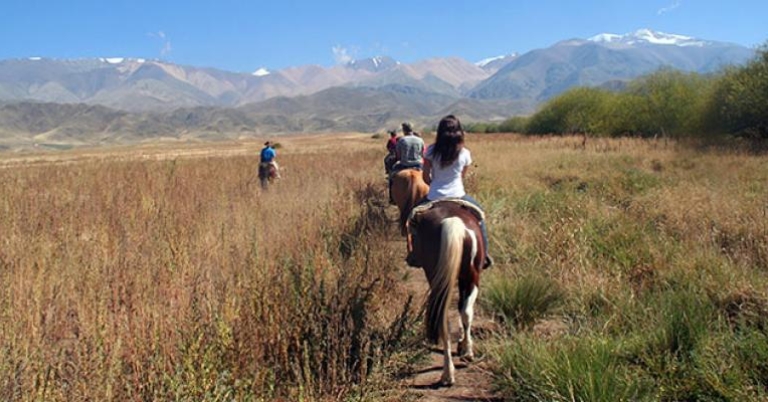 Horseback riding at Mendoza