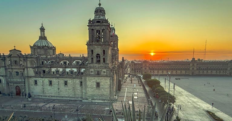 The Zócalo in Mexico City