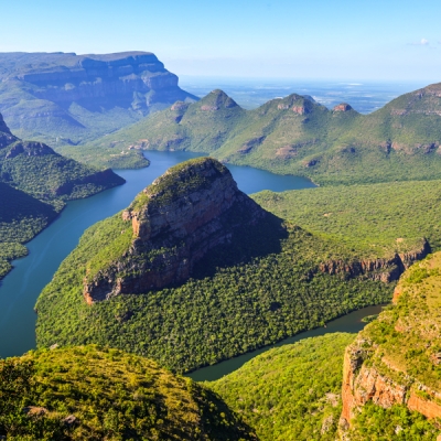 Lush landscapes of Blyde River Canyon