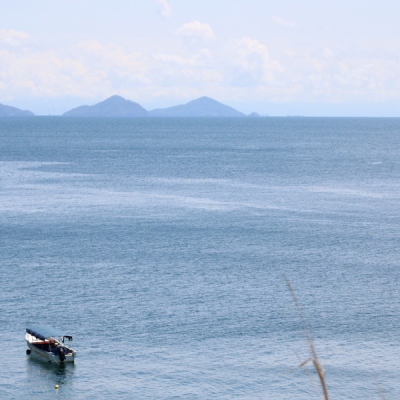 Views of the waters of Punta Chame, Panama