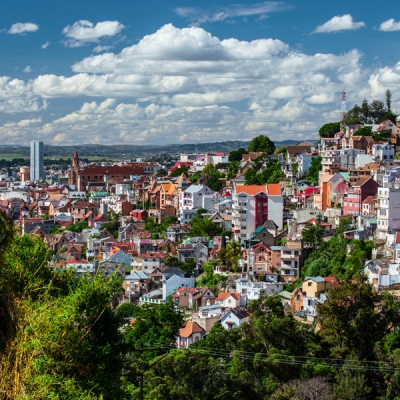 Views of the city of Antananarivo, Madagascar