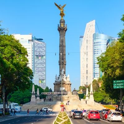 Street view of Mexico City