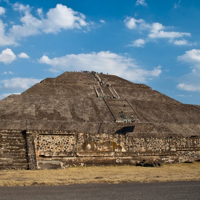 The pyramids at San Juan Teotihuacán, Mexico