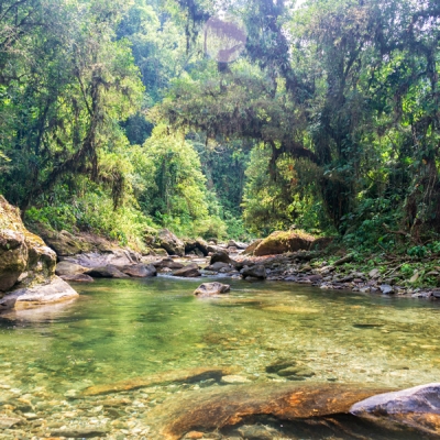 Sierra Nevada de Santa Marta in Colombia