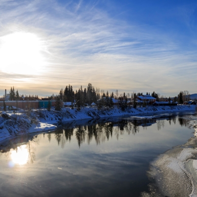 Views of Downtown Fairbanks, Alaska