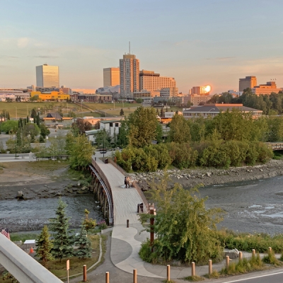 Views of Downtown Anchorage