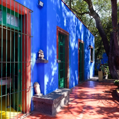 Frida Kahlo Museum's blue walls