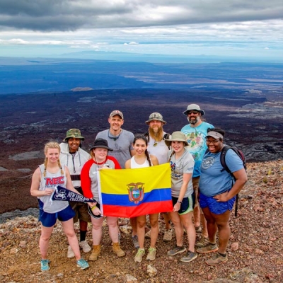 Travelers in the Galápagos Islands