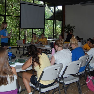 Selva Verde classroom activity 