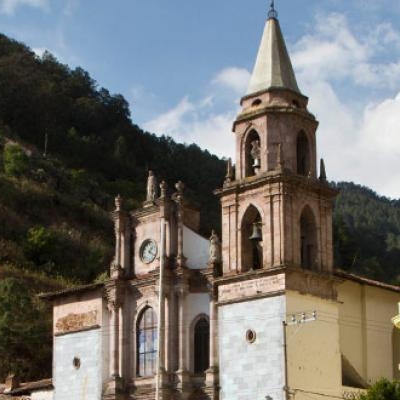 Angangueo is located high in the mountains in Michoacan