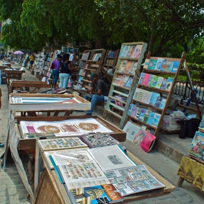 Book sellers in Havana