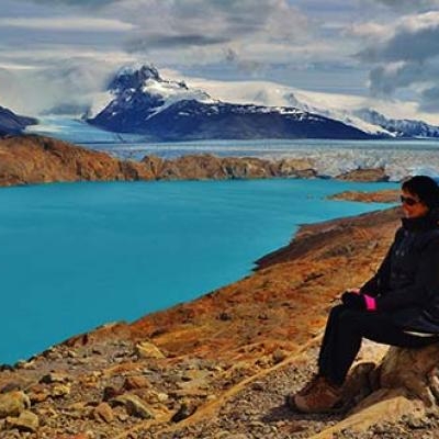 Enjoying the view by Lago Argentino